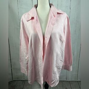 Faux Soft Suede Women’s Pink Shirt Button Up Fabric